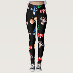 Leggings de treinamento de força de ferro