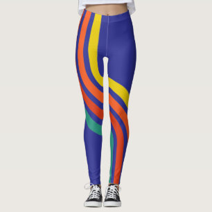 Leggings de treinamento de passeio vibrante