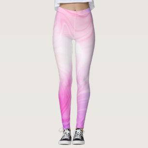 Leggings de treino com redemoinho de energia rosa