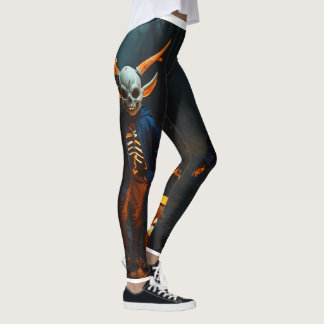 Leggings de truque ou tratamento de Wendigo adoráv