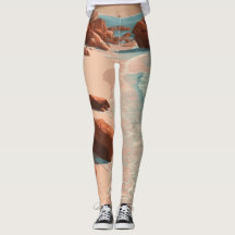 Leggings de Verão Aventura Costeira