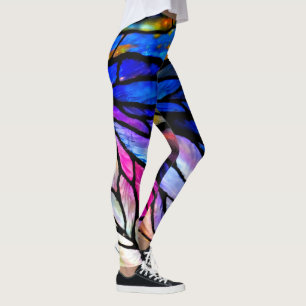 Leggings De Vidro Estreitas À Tiffany