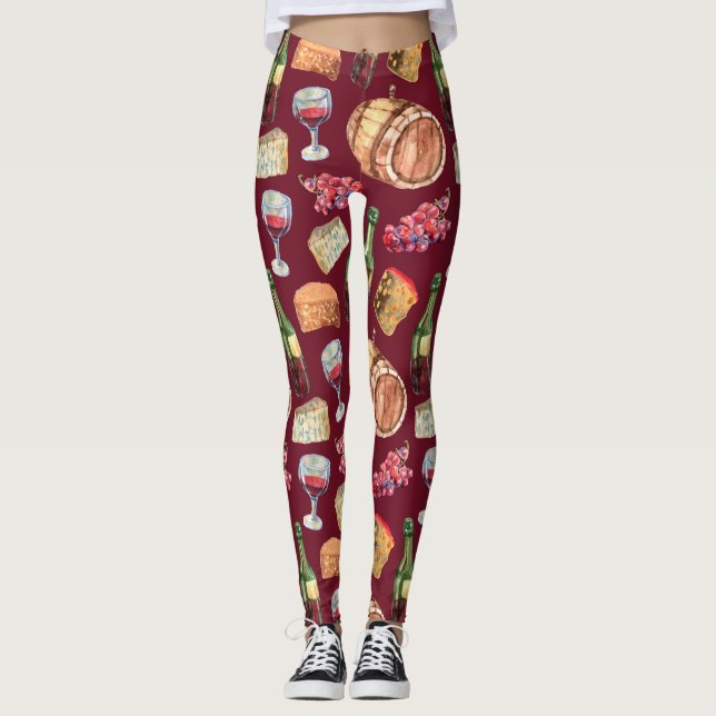 leggings de vinho e queijo (Frente)