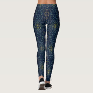 Leggings de violão floral