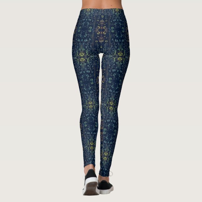 Leggings de violão floral (Verso)