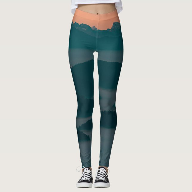 Leggings de visão de montanha (Frente)