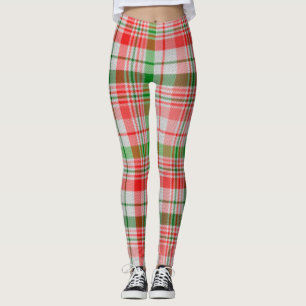 Leggings de Xadrez Toneladas de Natal