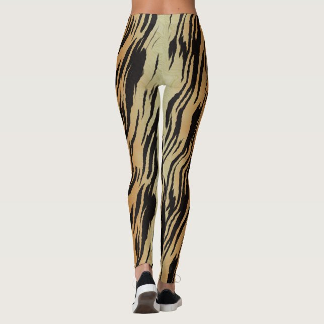 Leggings de Yoga Impressão Tiger (Verso)