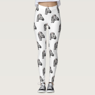 leggings de zebra emoji