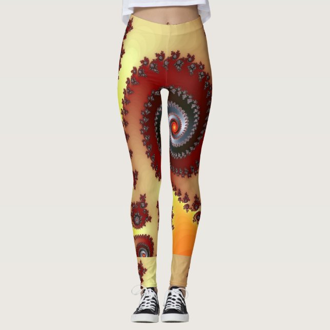 Leggings decorativas femininas (Frente)