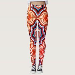 Leggings Design 3D digitais coloridas - Ajustado p