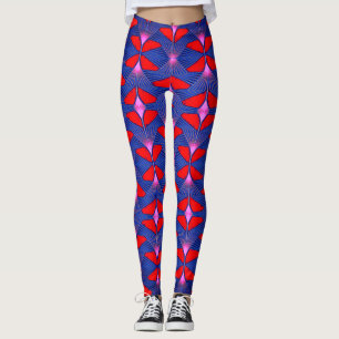 Leggings Design 3D digitais coloridas - Ajustado p