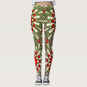 Leggings Design 3D digitais coloridas - Ajustado p
