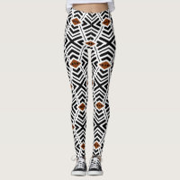 Leggings Design africanas Abstrato Geo