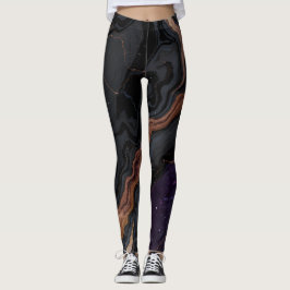Leggings Design Ai Pretas | Na moda Trendy Yoga