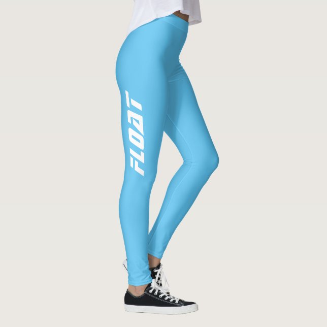 Leggings desportivas das mulheres flutuantes (Direita)