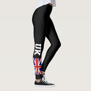Leggings desportivas personalizadas de bandeira br