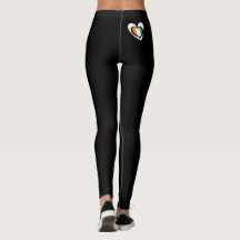 leggings Dia de São Patrício raízes irlandesas