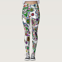 Leggings Dia dos Mortos Feminino