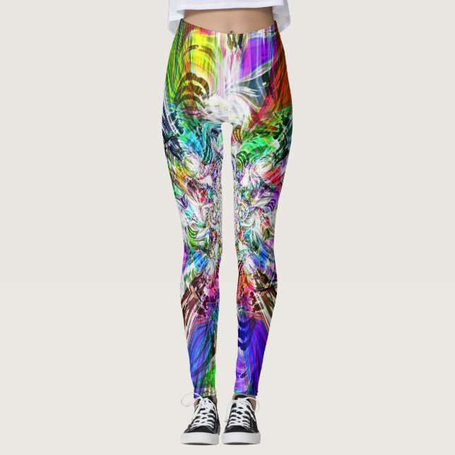 Leggings Diamantes Espectrais (Frente)