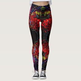 Leggings do abstrato Mind Cusrom
