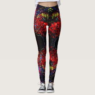 Leggings do abstrato Mind Cusrom