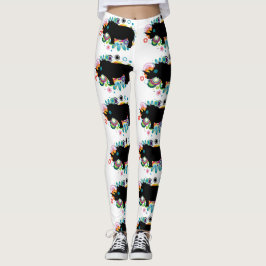 Leggings do abstrato Rhino