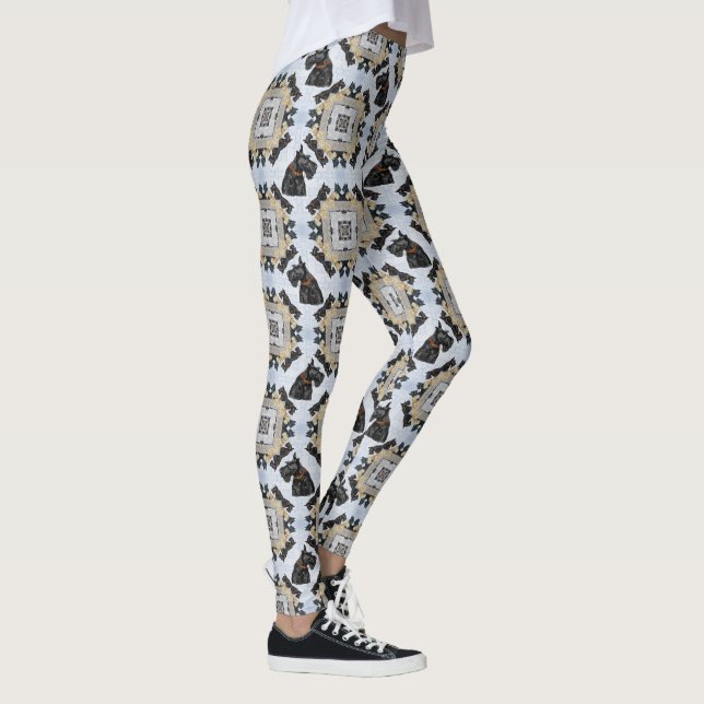Leggings do Cachorro Scottie (Direita)