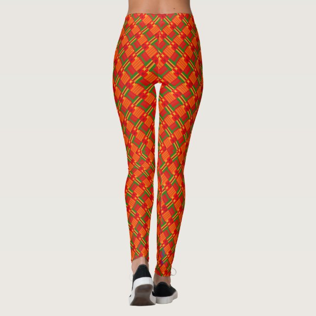 Leggings do Caliente Supremo Afro Pop (Verso)