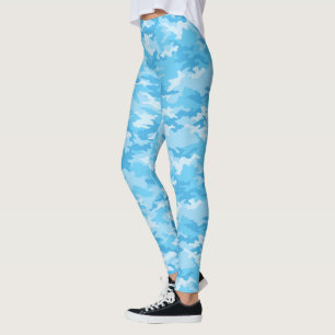 Leggings do Camo Azul Bebê