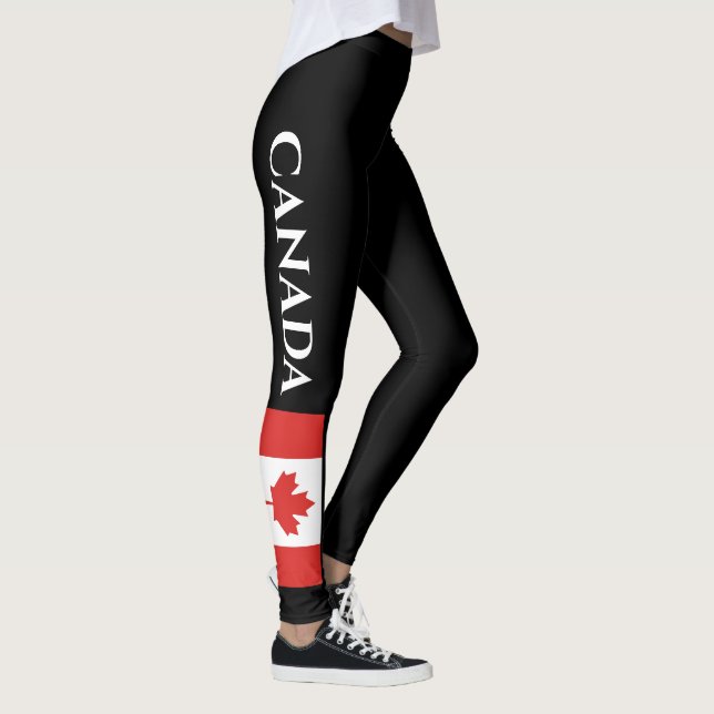 Leggings do Canadá - Leggings do Orgulho Canadense (Direita)
