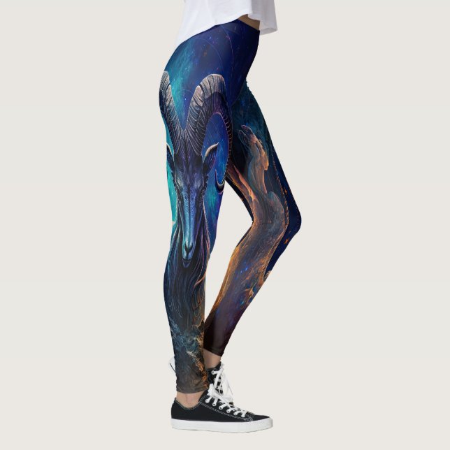 Leggings do Capricórnio Zodiac - Bonito (Direita)