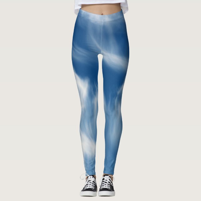 Leggings do céu azul (Frente)