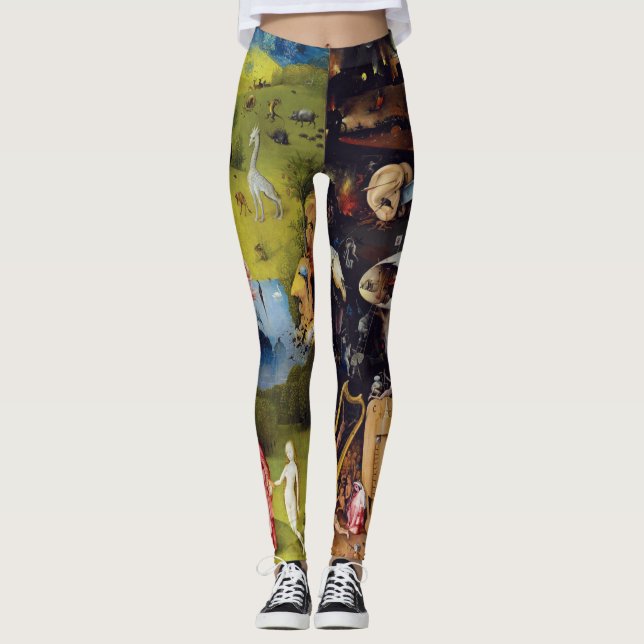 Leggings do Céu e do Inferno de Bosch Hieronymous (Frente)