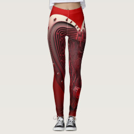 Leggings do Coração Cyborg