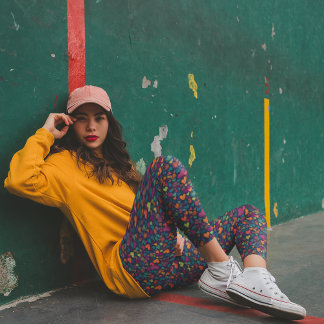 Leggings do Coração do Chalk - Cute