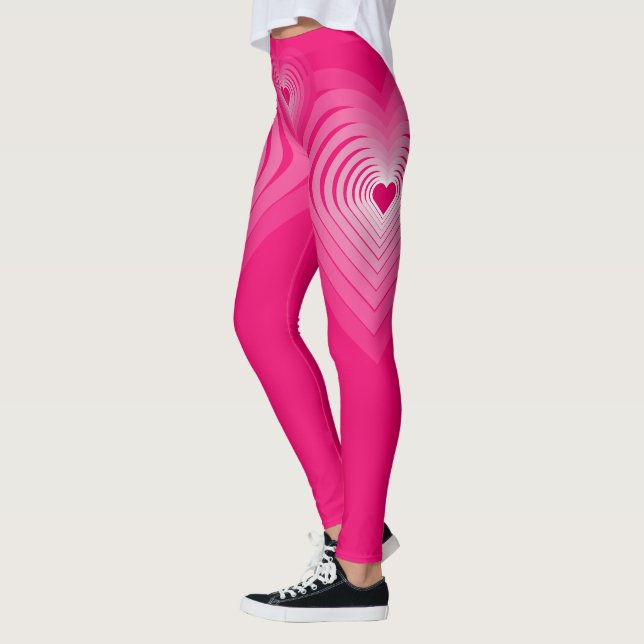 Leggings do Coração Rosa (Esquerda)