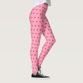 Leggings do Coração Rosa