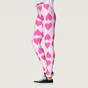 Leggings do Coração Rosa
