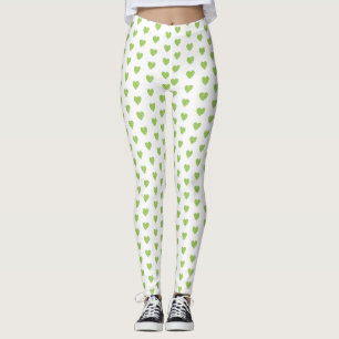 Leggings do Coração Verde Trendy