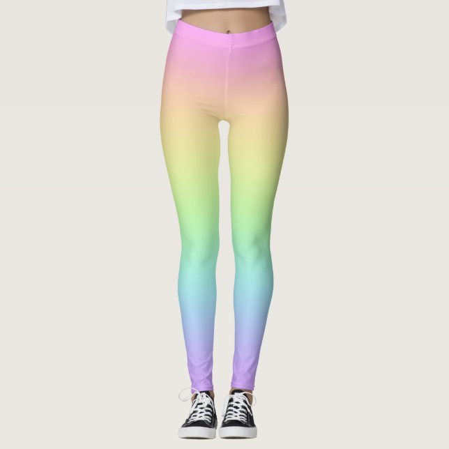 Leggings do cotovelo pastel (Frente)