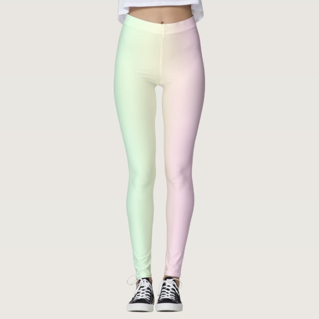 Leggings do cotovelo pastel (Frente)