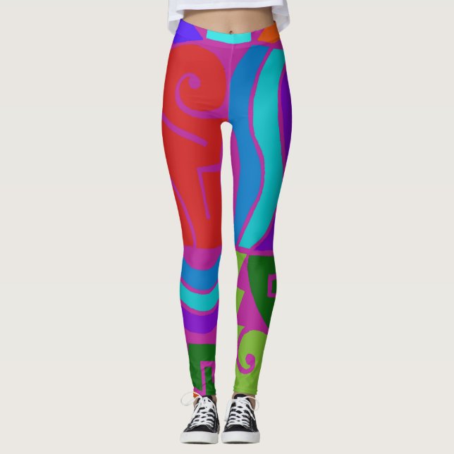 Leggings do Designer Exclusivo (Frente)