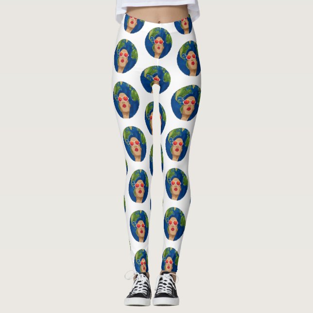 leggings do dia da mãe africana (Frente)
