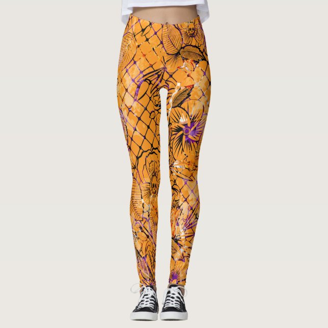 Leggings do Dia das Bruxas (Frente)
