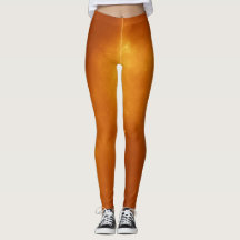 Leggings do Dia das Bruxas de Laranja