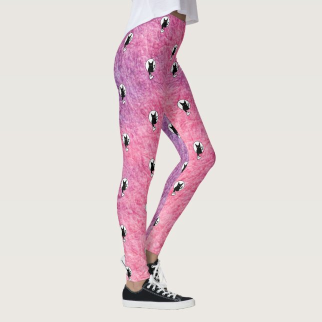 Leggings do Dia das Bruxas Rosa pela Poeta Adiela  (Direita)