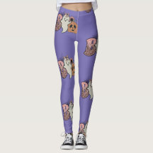 Leggings do Dia das Bruxas Spooky