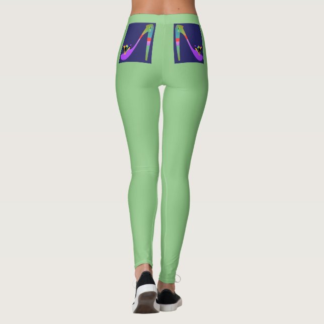 Leggings do Dia de as mães do Limão de alto nível (Verso)