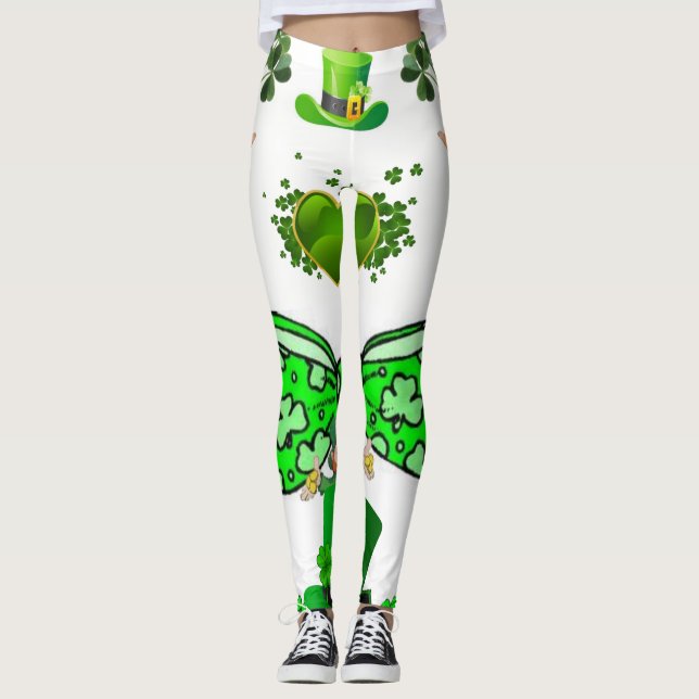 Leggings do Dia de São Patrício (Frente)